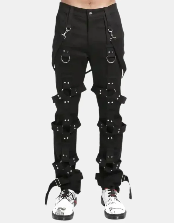 Men's Black Gothic Tripp Harness Pants