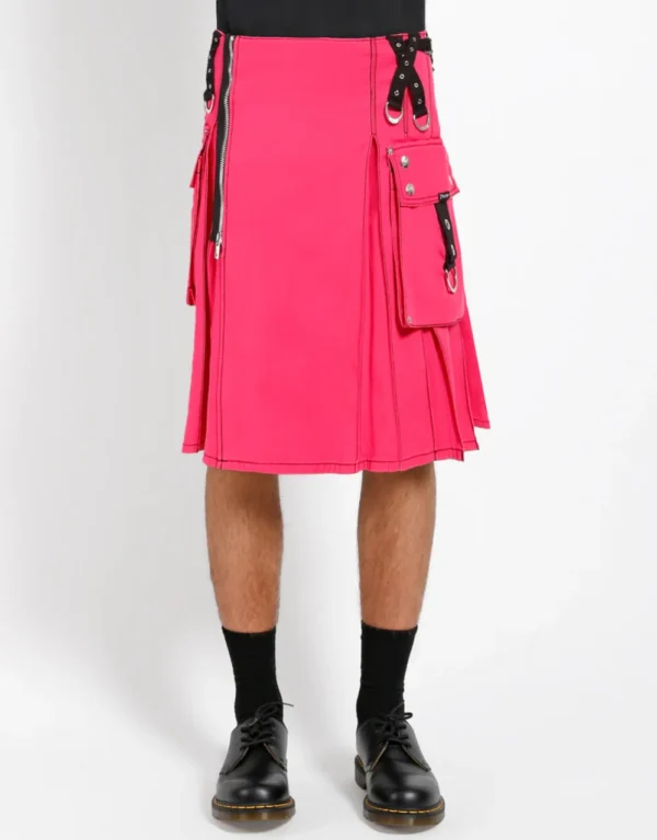 Men's Pink Rebellion Super Kilt